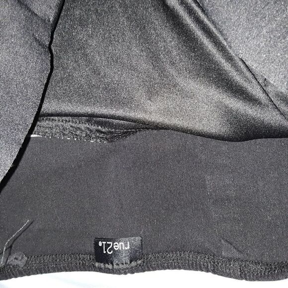 Rue 21 black and white strapless dress, size XL - Picture 3 of 5